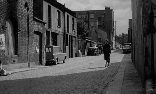 St. Luke’s Mews, W11 as viewed from Basing Street. Circa 1962