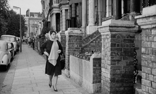 Lancaster Road, W11, looking towards St. Luke's Road. Circa 1962