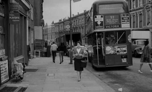Tavistock Crescent, London W11 from the junction with St. Luke's Road Circa 1962