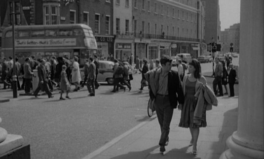 Looking back down Albert Gate to William Street. Circa 1962