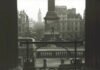Trafalgar Square, WC2 viewed from the National Gallery. Circa 1942