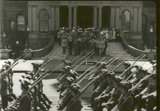 Sydney Town Hall, George Street, Sydney. Circa 1942