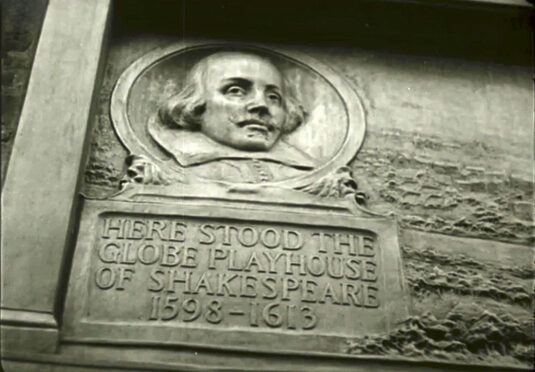 Shakespeare plaque, Park Street, London SE1 Circa 1942