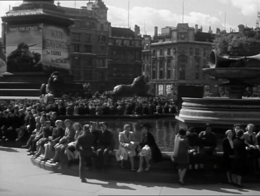 Trafalgar Square Circa 1942