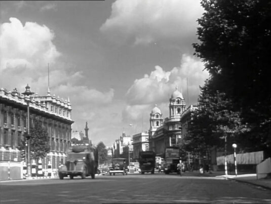 Whitehall looking north from about ‘The Women of World War ll memorial. Circa 1942