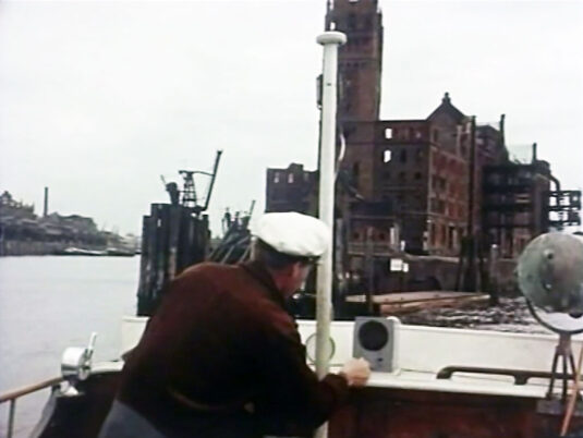The derelict Kaiserspeicher A, Hamburg, Germany Circa 1955