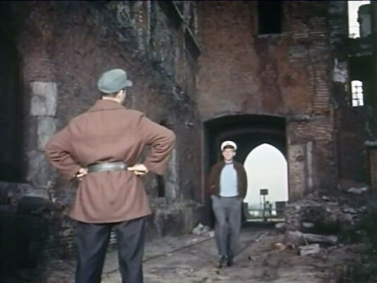 The derelict Kaiserspeicher A, Hamburg, Germany Circa 1955