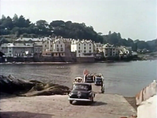 Bodinnick looking across to Fowey. Circa 1955