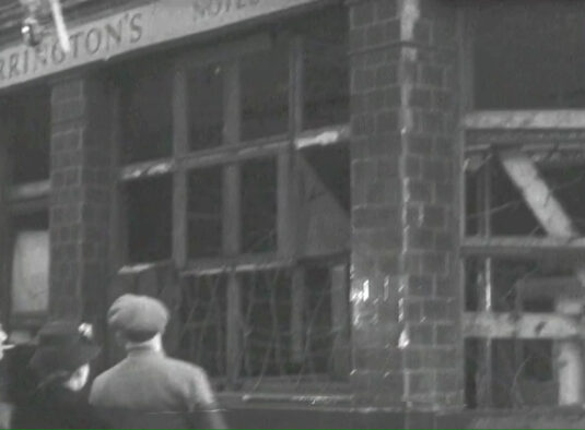 'The Bolingbroke’ on the corner of Dashwood Road, SW8 and Patmore Road. Circa 1943