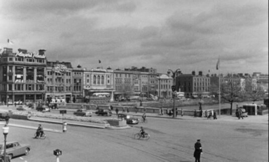 O’Connell Bridge, Dublin looking towards Eden Quay Circa 1957