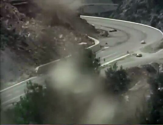 Selinari Canyon on Greek National Road 90, called VOAK. Circa 1977