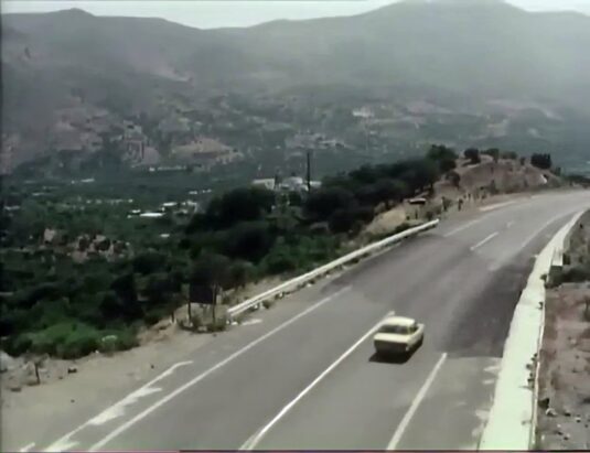 Greek National Road 90 (EO90), also known as the Northern Crete Highway or VOAK) Circa 1977