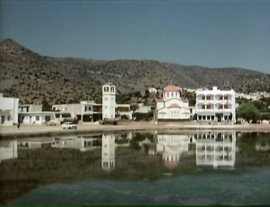 Elounda from the water Circa 1977