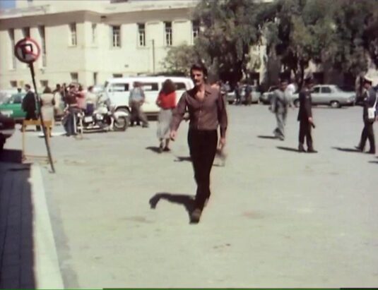 Heraklion post office, Hatzimichalis Giannari looking towards the City Court House. Circa 1977