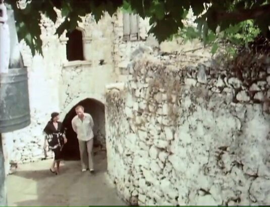 The famous archway. Fourni. Circa 1977