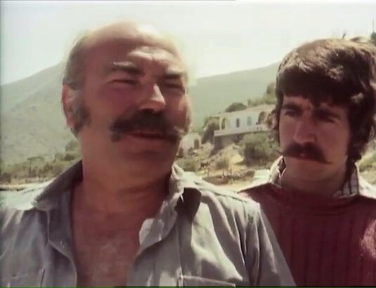 In the background is part of the Oxia mountains to the south west of Elounda. Circa 1977
