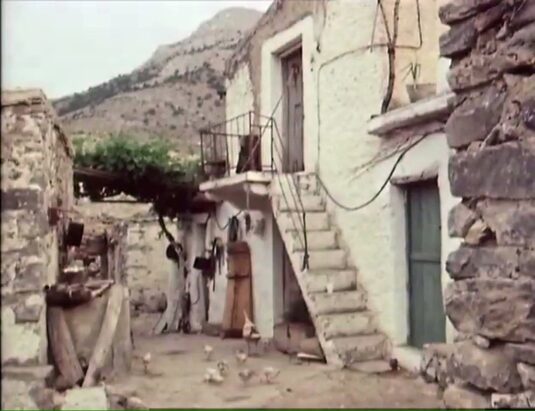 This village is called Roussapidia and Neve's house is on the outskirts of the village. Circa 1977