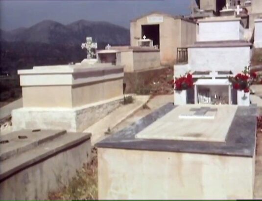The Neapoli cemetery. Circa 1977