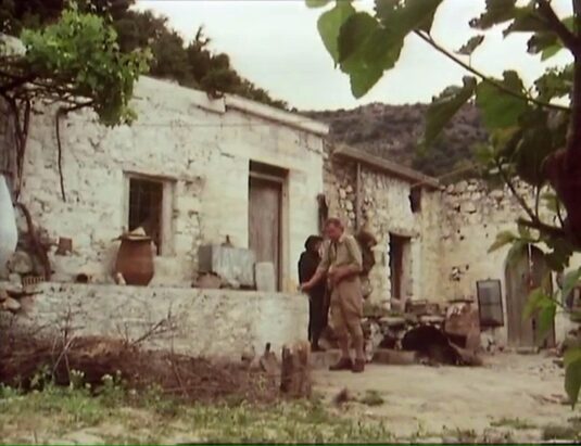 Agios Ioannis Theologos church in Theologos, just outside Kritsa. Circa 1977