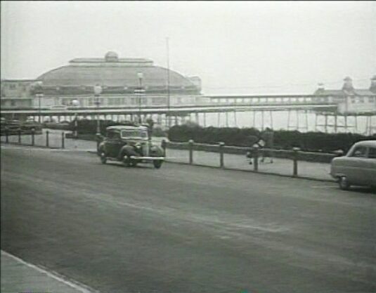 Grand Parade, Eastbourne and pier. Circa 1954