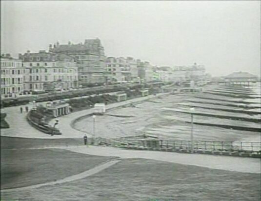 Eastbourne seafront. Circa 1954