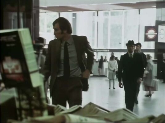 Euston Station main entrance concourse Circa 1970