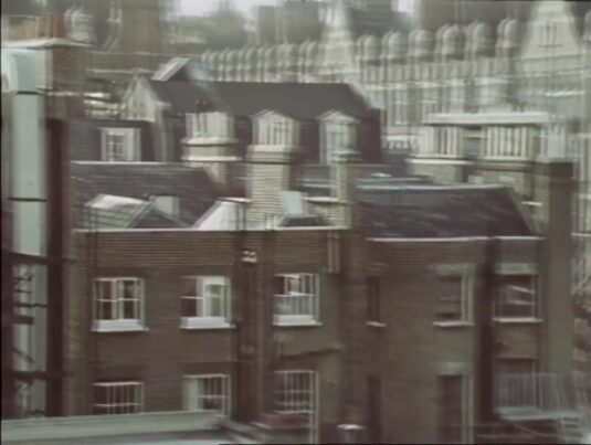 Chiltern Street, W1 and Bickenhall Mansions in the background Circa 1970