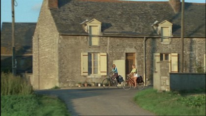 The D14 passing through Prénouvellon, a former commune in the Loir-et-Cher Circa 1970