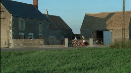 The D14 passing through Prénouvellon, a former commune in the Loir-et-Cher Circa 1970