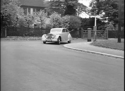 Highwood Hill, London NW7. Out of sight to the left is the start of March Lane. Circa 1953
