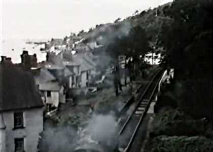 Penhelig railway station, Penhelig in Gwynedd Circa 1955