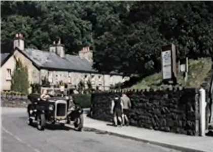 Facing the junction of Terrace Road and Nantiesyn in Penhelig, Aberdovey. Circa 1955