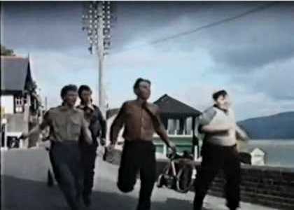 Terrace Road as it runs between Aberdovey and Penhelig. Circa 1955