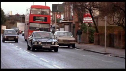 Facing south between Woffington Close and Warwick Road on Upper Teddington Road in Kingston upon Thames. Circa 1988