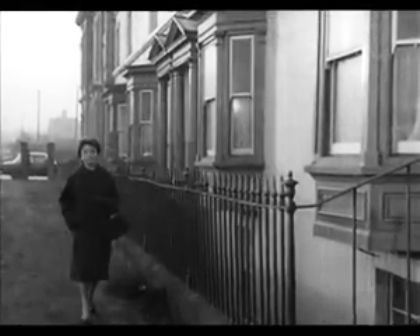 Bath Terrace, Seaham with Tempest Road beyond North Terrace in the background. Circa 1962