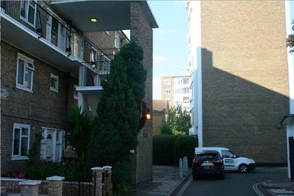 Local Authority flats on Queen Charlotte Street, Hammersmith, London W6