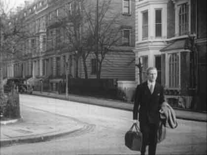 Stafford Terrace looking across to Phillimore Gardens, London W8 Circa 1949