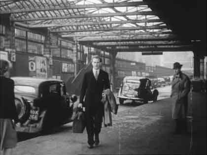 Paddington station cab road running alongside Eastbourne Terrace Circa 1949