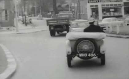 Mill Hill Circus looking towards Goodwyn Avenue, London NW7 Circa 1961