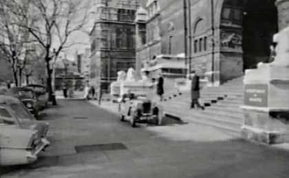 The principal entrance of the Imperial Institute on Imperial Institute Road, London SW7. Circa 1961