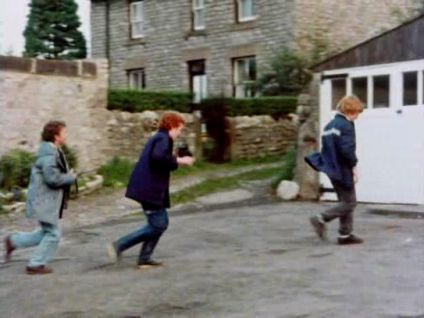 Main Road, Taddington, Derbyshire. Circa 1985