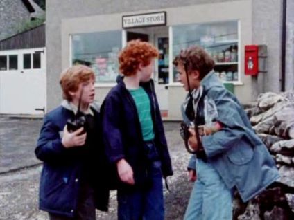 Main Road, Taddington, Derbyshire. Circa 1985