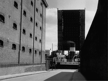 Garnet Street, Shadwell, E1 bascule bridge Circa 1954