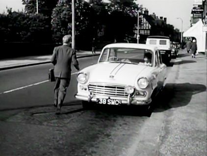 High Street, Bushey, Herts at the junction with Bournehall Road looking west. Circa 1961