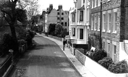 Chiswick Mall in Hounslow W4. Circa 1961
